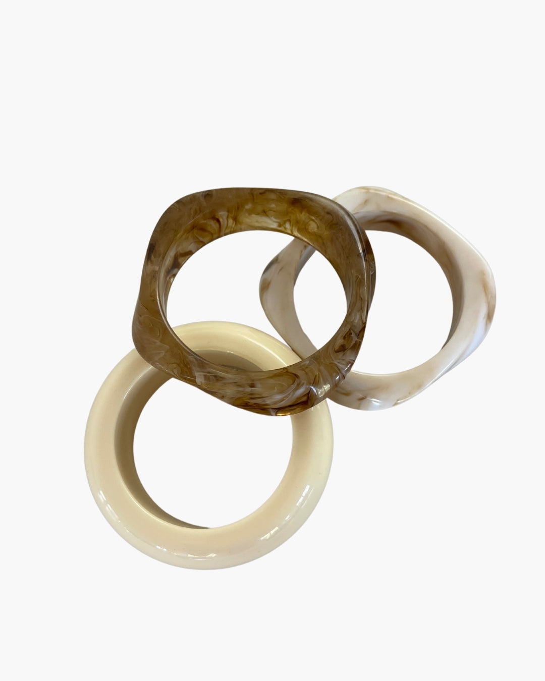 The Terra Resin Bangle Stack
