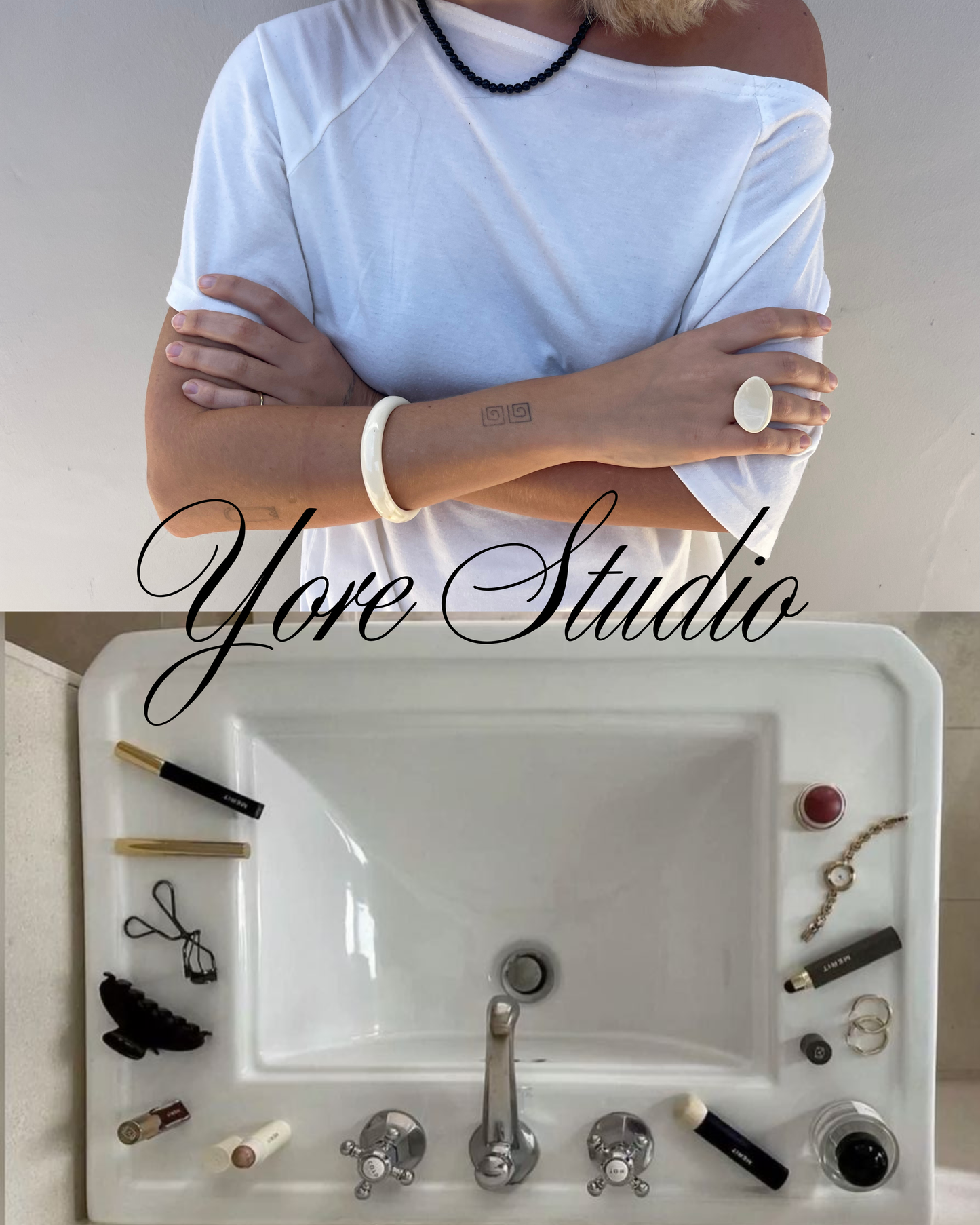 Pre-Order Ivory Resin Bangle