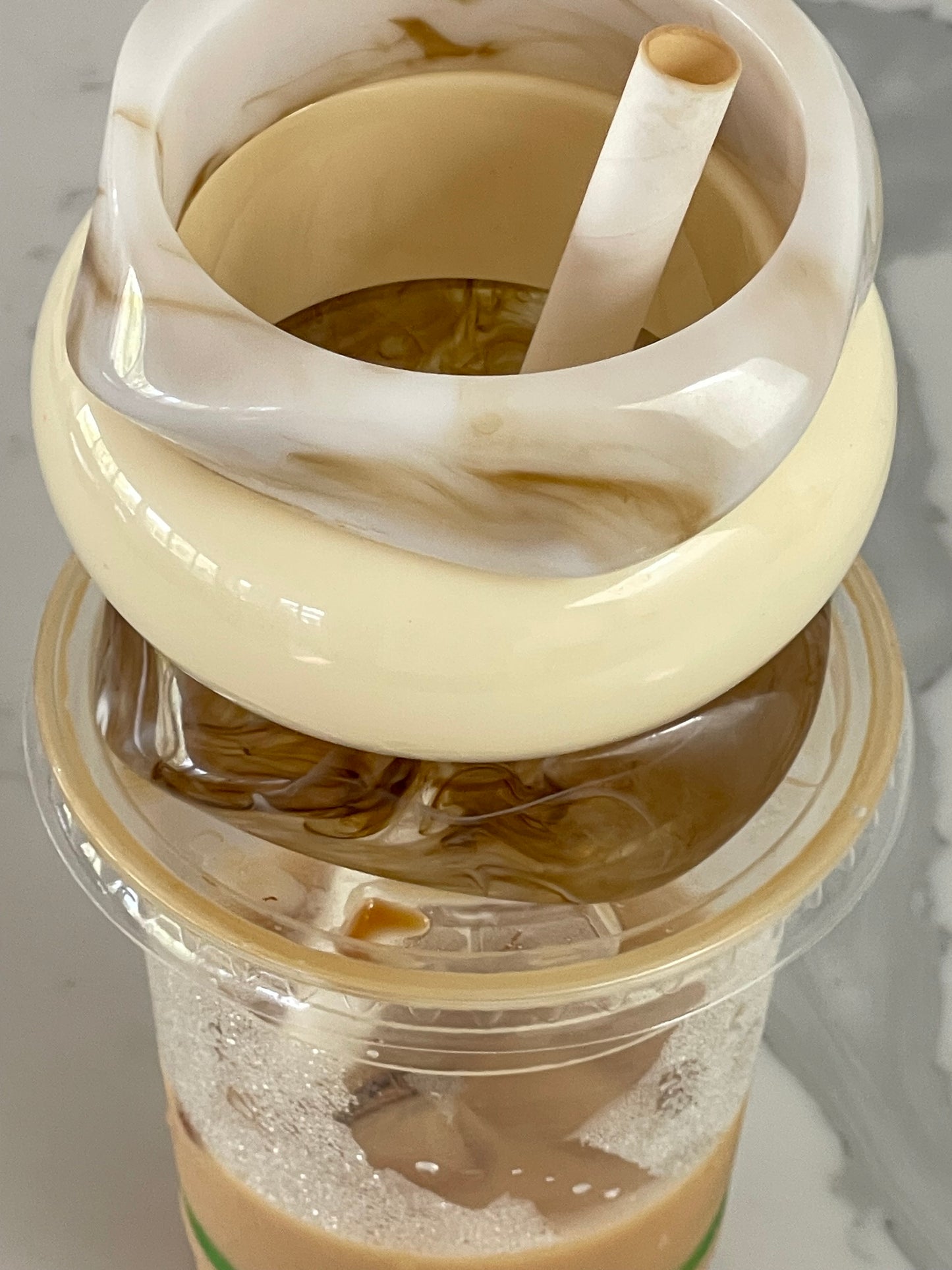 The Terra Resin Bangle Stack